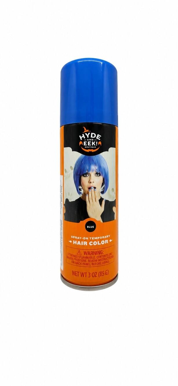 Hyde & Eek! Boutique Blue Temporary Hair Color Spray Halloween 3 oz NWT